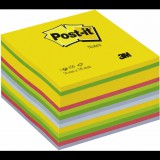 Post-it 76x76mm 450lapos ultra öntapadós szivárványszínű kockatömb (FT510280157)