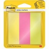 POST-IT Post-i 25x76mm 3x100lap színes papír jelölőlap 100% PEFC, SGSCH-PEFC-COC-110078