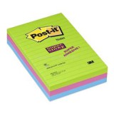 POST-IT Super Sticky 102x152mm vonalas 3db jegyzettömb (70005253409)