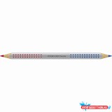 Postairón FABER-CASTELL Jumbo Grip háromszögletű piros-kék