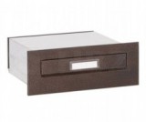 postaláda barna beépíthető 36x12x24-40