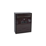 Postaláda bérházas 310x260x90mm barna