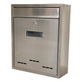 Postaláda FLATBOX, rozsdamentes acél, 310x260x90 mm