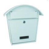 Postaláda ívelt záras festett fehér (3490136)