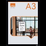 Posztertábla, fali, A3 méret, műanyag keret, 2 db, NOBO, fekete (1915700)