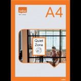 Posztertábla, fali, A4 méret, műanyag keret, 2 db, NOBO, narancs (1915695)