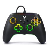 PowerA Advantage Lumectra, Xbox Series X|S, Xbox One, PC, RGB Lighting, Fekete, Vezetékes kontroller