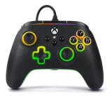 PowerA Advantage Lumectra, Xbox Series X|S, Xbox One, PC, RGB Lighting, Fekete, Vezetékes kontroller
