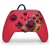 PowerA Advantage Wired, Xbox Series X|S, Xbox One, PC, Official, Hall-Effect, Red Blaze, Vezetékes kontroller