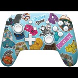 PowerA Enhanced Wireless Controller for Nintendo Switch- Fortnite Sticker Mania (NSGP0290-01)