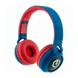 PowerLocus Buddy Kids Gyerek Bluetooth Fejhallgató Headset - Kék/Piros (PWL-BUDDY-REDBLUENOE)