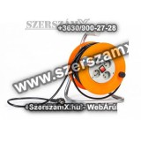 Powermat Hosszabító 50méter Kábel dob