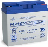 PowerSonic - 12 V 17 Ah - zárt savas akkumulátor  - ciklikus