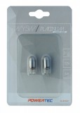 Powertec Standard T10, WY5w halogén izzó 12V (bliszter) - párban