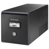 PowerWalker VI 1000 LCD (UPS) 1 kVA 600 W 4 AC  Szünetmentes tápegység (UPS)