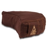 PRANA-Design Barna standard huzat félhold meditációs jógapárnához