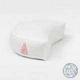 PRANA-Design PRANA Basic Polisztirol gyöngy félhold meditációs jógapárna 36x23x12 cm