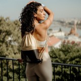 PRANA-Design PRANA Vegán bőr GymBag - Gold