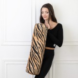 PRANA-Design Tiger Tönkölyhéj henger jógapárna - PRANA Safari Collection