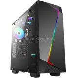 PRC Danubius C6911 Fekete (Táp nélküli) ablakos ATX ház (C6911)