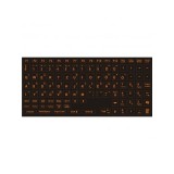 PRC narancs betű fekete alapon magyar billentyűzet matrica