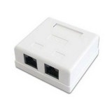 PRC UTP fali aljzat Cat.5E 2 port öntapadós (UTA5210) (UTA5210)