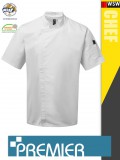 Premier CHEF'S WHITE technikai férfi séf kabát - munkaruha