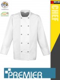 Premier CUISINE WHITE technikai férfi séf kabát - munkaruha