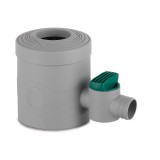 Premier Tech Ereszcsatornaszűrő csappal, szürke