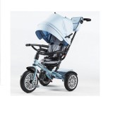 Prémium Kategóriás Bentley Trike 6 az 1-ben-Babakocsi-Átalakítható Tricikli-Kék