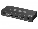 PremiumCord 2 Portos HDMI elosztó splitter 8K 60Hz (KHSPLIT2M)