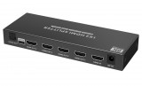 PremiumCord 4 Portos HDMI elosztó splitter 8K 60Hz (KHSPLIT4M)