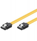 PremiumCord Goobay CAK SATA 600-020 CLIP 0.2m 0,2 M SATA 7-pin Fekete, Sárga SATA kábel