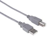 PremiumCord ku2ab05 USB kábel 0,5 M USB 2.0 USB A USB B Szürke