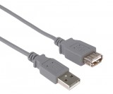 PremiumCord KUPAA1 USB kábel 1 M USB 2.0 USB A Szürke