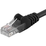 PremiumCord Patch kabel UTP Cat6 7m cerna hálózati kábel Fekete U/UTP (UTP)