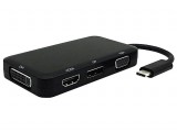 Premiumcord USB C - HDMI + DP+ DVI + VGA konverter (KU31DOCK10)