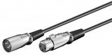 PremiumCord XLR sztereó 3 pólusú hosszabbító kábel 6m (KJACKXLR03)