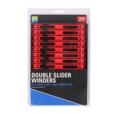 Preston Double Slide Winders 180mm Red szerelék tartó létra szett 10db (P0020015)