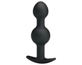 Pretty Love - belső golyós anál dildó (fekete)