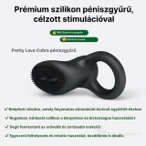 PRETTY LOVE COBRA CSIKLÓIZGATÓS PÉNISZGYŰRŰ VIBRÁTORRAL