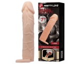 Pretty Love - heregyűrűs péniszköpeny (natúr)