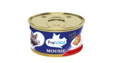 PreVital Mousse Adult macskakonzerv - marha 85 g