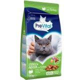 Prevital száraz macskaeledel lakásban tartott cicáknak, pulyka ízesítéssel 1,4kg