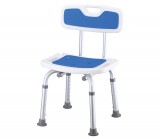 PRIM U347 támlás tusolószék, állítható magasságú, csúszásgátlós