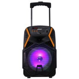 PRIME3 APS22 "BLAZE" Hordozható bluetooth hangszóró karaoke funkcióval - Fekete (PRIME3 APS22)