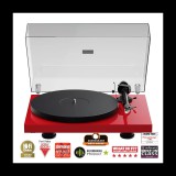 Pro-Ject Debut EVO 2 lemezjátszó (MM EVO hangszedő) - lakk piros