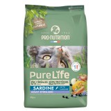 Pro-Nutrition PureLife Adult Sterilized száraz macskatáp - szardíniával 8 kg