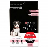 Pro Plan Medium Puppy Sensitive Skin - lazacban gazdag száraz kutyaeledel 3 kg