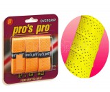 Pro's pro perforated fedőgrip 3 db, narancs sc-5808